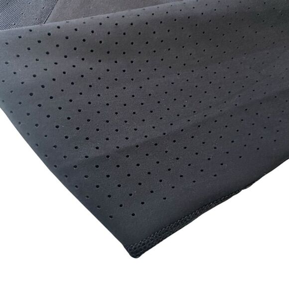 Lululemon Barre Star *Full-On Luon black mesh perforated high rise full length 2 - Picture 5 of 10